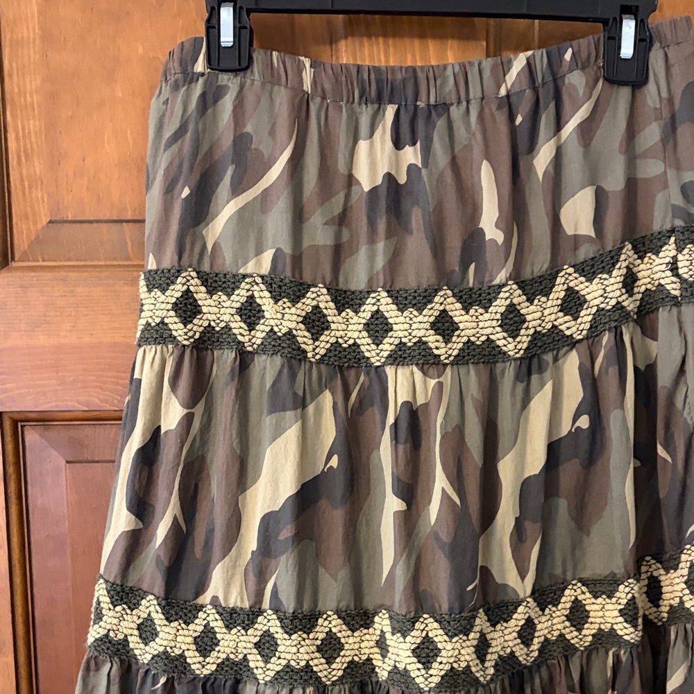 Mix Nouveau Camouflage Madi Skirt with Lace Trim - Picture 9 of 12